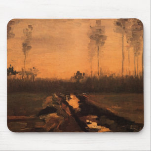 Landskap vid skymning av Vincent van Gogh Musmatta