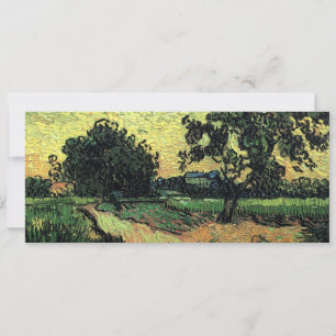 Landskap w Chateau of Auvers av Vincent van Gogh