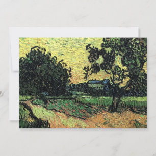 Landskap w Chateau of Auvers av Vincent van Gogh