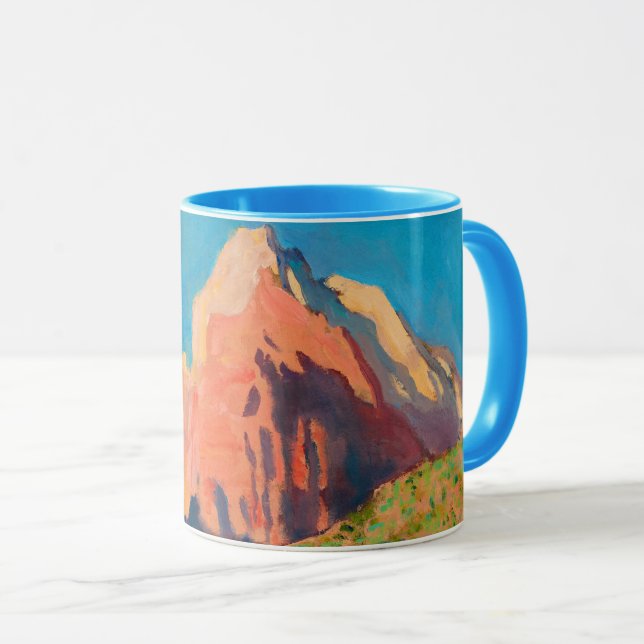 Landskap, Zion nationalpark av Maynard Dixon Mugg (Framsida höger)
