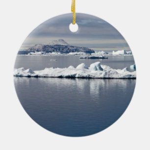 Landskapet Antarctica Julgransprydnad Keramik