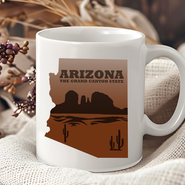 Landskapet Arizona karta Grand Canyon Mugg (Skapare uppladdad)