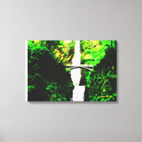 Landskapet i Multnomah Falls