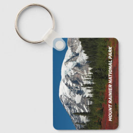 Landskapet i Rainiers nationalpark Nyckelring