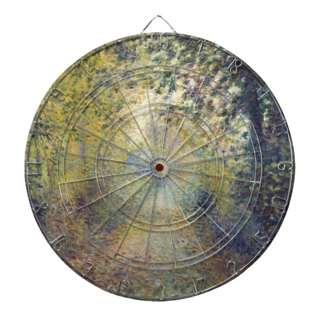 Landskapet i Skogen (av Pierre-Auguste Renoir) Darttavla (Framsidan)