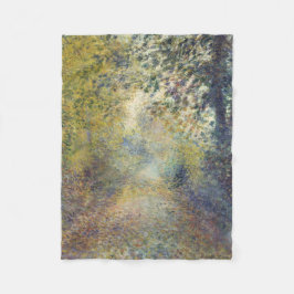 Landskapet i Skogen (av Pierre-Auguste Renoir) Fleecefilt