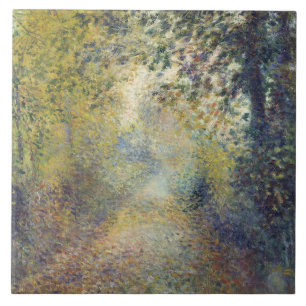 Landskapet i Skogen (av Pierre-Auguste Renoir) Kakelplatta