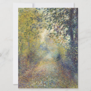 Landskapet i Skogen (av Pierre-Auguste Renoir) Kort