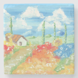 Landskapet i Tuscany Stenunderlägg