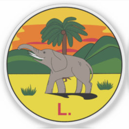 Landskapet Lagos Colony, Nigeria (1886-1906) Klistermärken