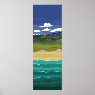 Landskapet Luft och havets landskap Poster