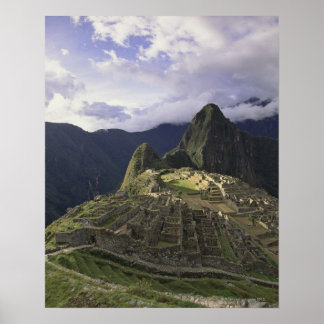 Landskapet Machu Picchu, Peru Poster