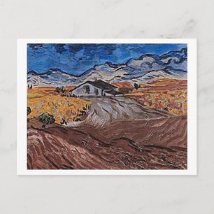 Landskapet nära Saint-Rémy, Vincent van Gogh Vykort