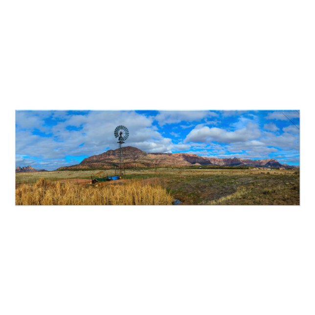 Landskapet Rosa Sandstone i Utah Fototryck (Framsidan)