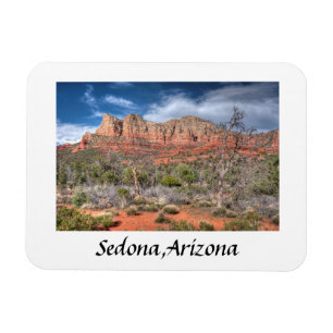 Landskapet Sedona Arizona red sten Magnet