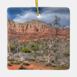 Landskapet Sedona Arizona (sten) Julgransprydnad Keramik