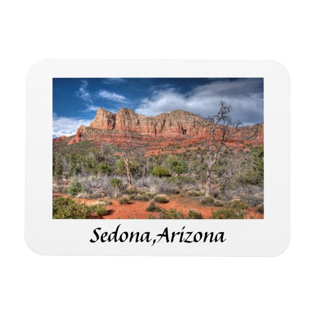 Landskapet Sedona Arizona (sten) Magnet (Horisontell)