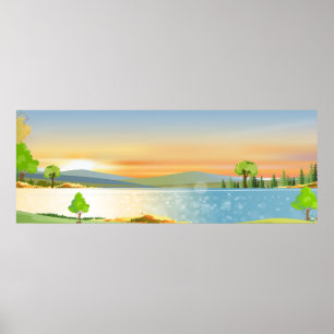 Landskapet Vår Poster