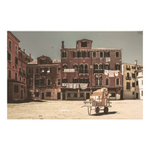 Landskapet Venedig vintage-stil Fototryck