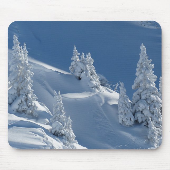 Landskapet Vita snö Musmatta (Framsidan)