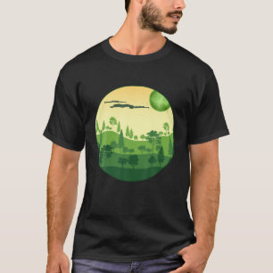 Landskapet Wildlife Nature Träd Forest T Shirt