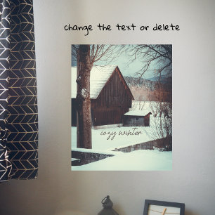 Landskapet Winter land Poster