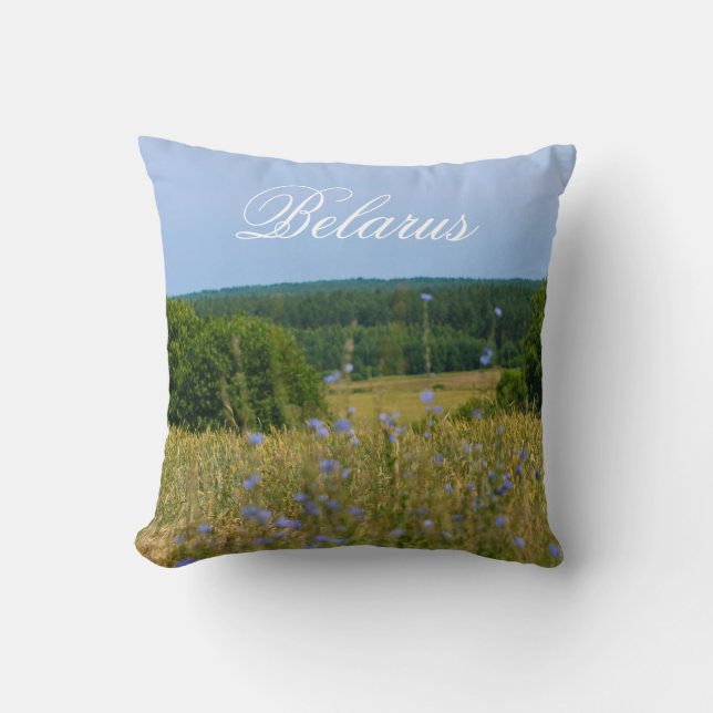 Landskapets kudden Cushion Pillow i Vitryssland Kudde (Framsida)