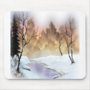 landskapets natur snö snövinter musmatta