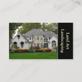 Landskaps- eller landskapsskötsel visitkort