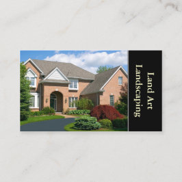 Landskaps- eller landskapsskötsel visitkort