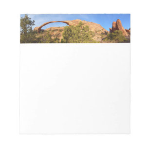 Landskapsbåge i Arches National Park Anteckningsblock