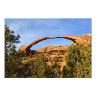 Landskapsbåge i Arches National Park Fototryck