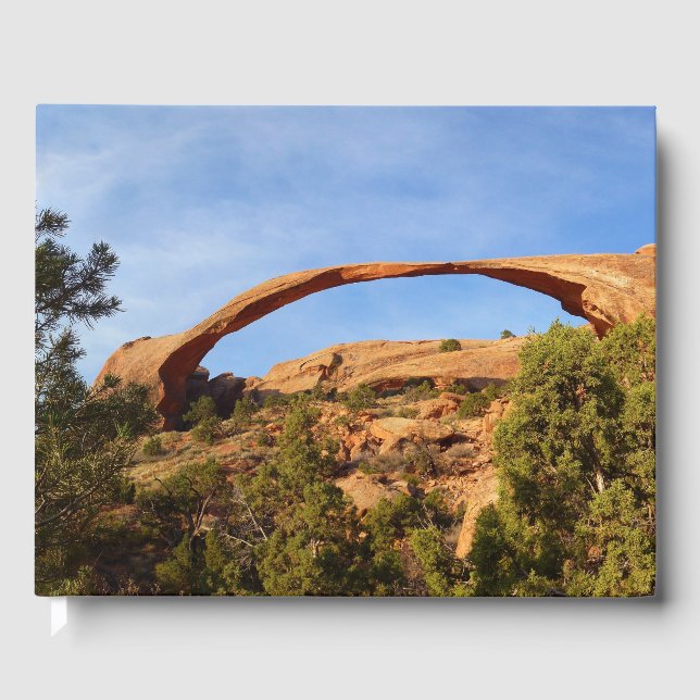Landskapsbåge i Arches National Park Gästböcker (Framsida)