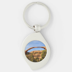 Landskapsbåge i Arches National Park Swirl Silverfärgad Nyckelring