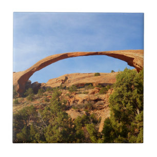 Landskapsbåge i Arches nationalpark Kakelplatta