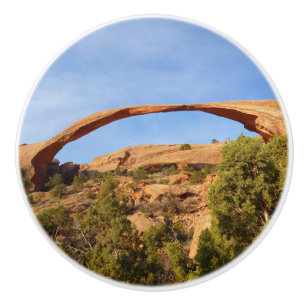 Landskapsbåge i Arches nationalpark Knopp