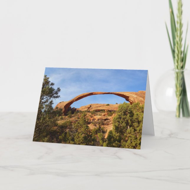 Landskapsbåge i Arches nationalpark Kort (Framsida)