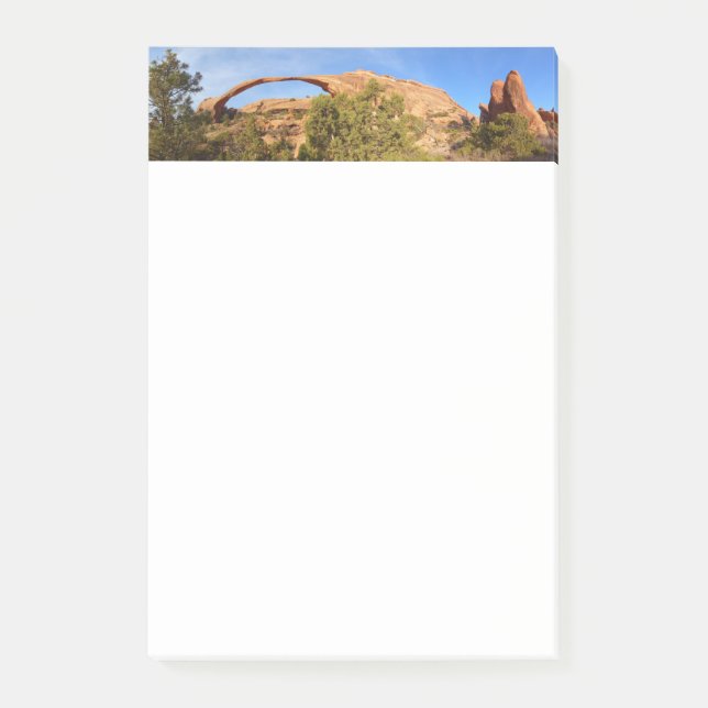 Landskapsbåge i Arches nationalpark Post-it Block (Framsida)