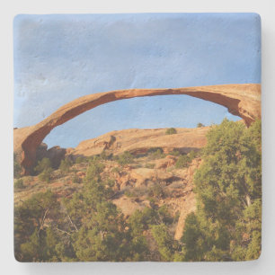 Landskapsbåge i Arches nationalpark Stenunderlägg