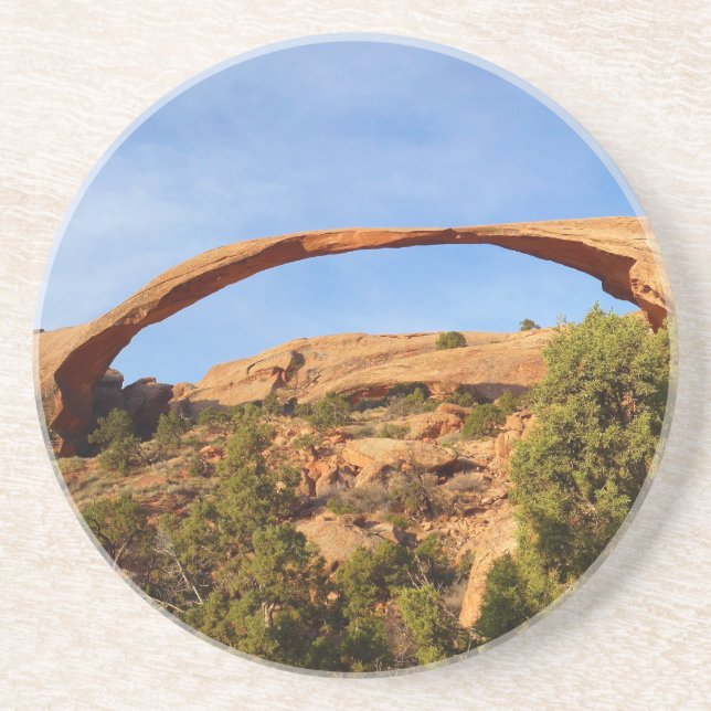 Landskapsbåge i Arches nationalpark Underlägg (Framsidan)