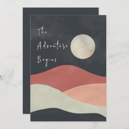 Landskapsberget Äventyr börjar Bröllop Inbjudningar