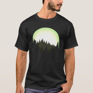 Landskapsdesign, Berg, Natur, Träd och Skog T Shirt