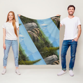 Landskapsdesignfilt Fleecefilt
