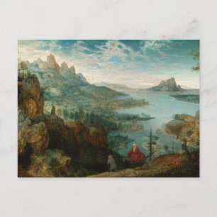 Landskapsflygning till Egypten av Bruegel den äldr Vykort