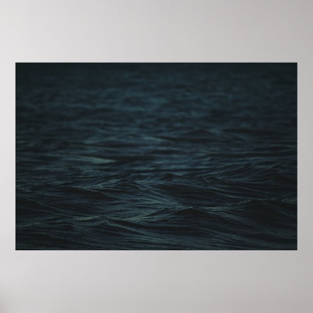 Landskapsfoto av vatten poster (Framsidan)