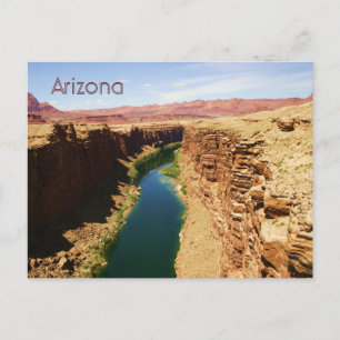 Landskapsfoto för Arizona Travel Poster Stil Vykort