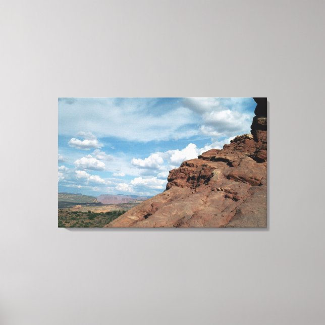 Landskapsfoto för Nord-fönsterbåge, Utah-öknen Canvastryck (Framsida)