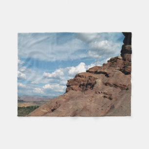 Landskapsfoto för Nord-fönsterbåge, Utah-öknen Fleecefilt