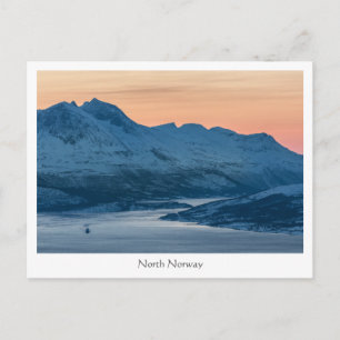 Landskapsfoto från norra Norge Vykort