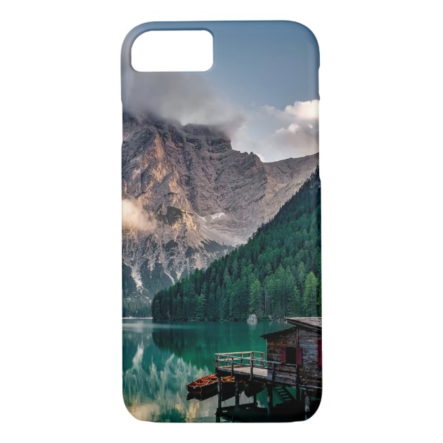 Landskapsfoto i italienska bergen Sjö Case-Mate iPhone Skal (Baksida)